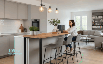 Hauteur de bar idéale : les standards à connaître pour une cuisine ou un salon harmonieux